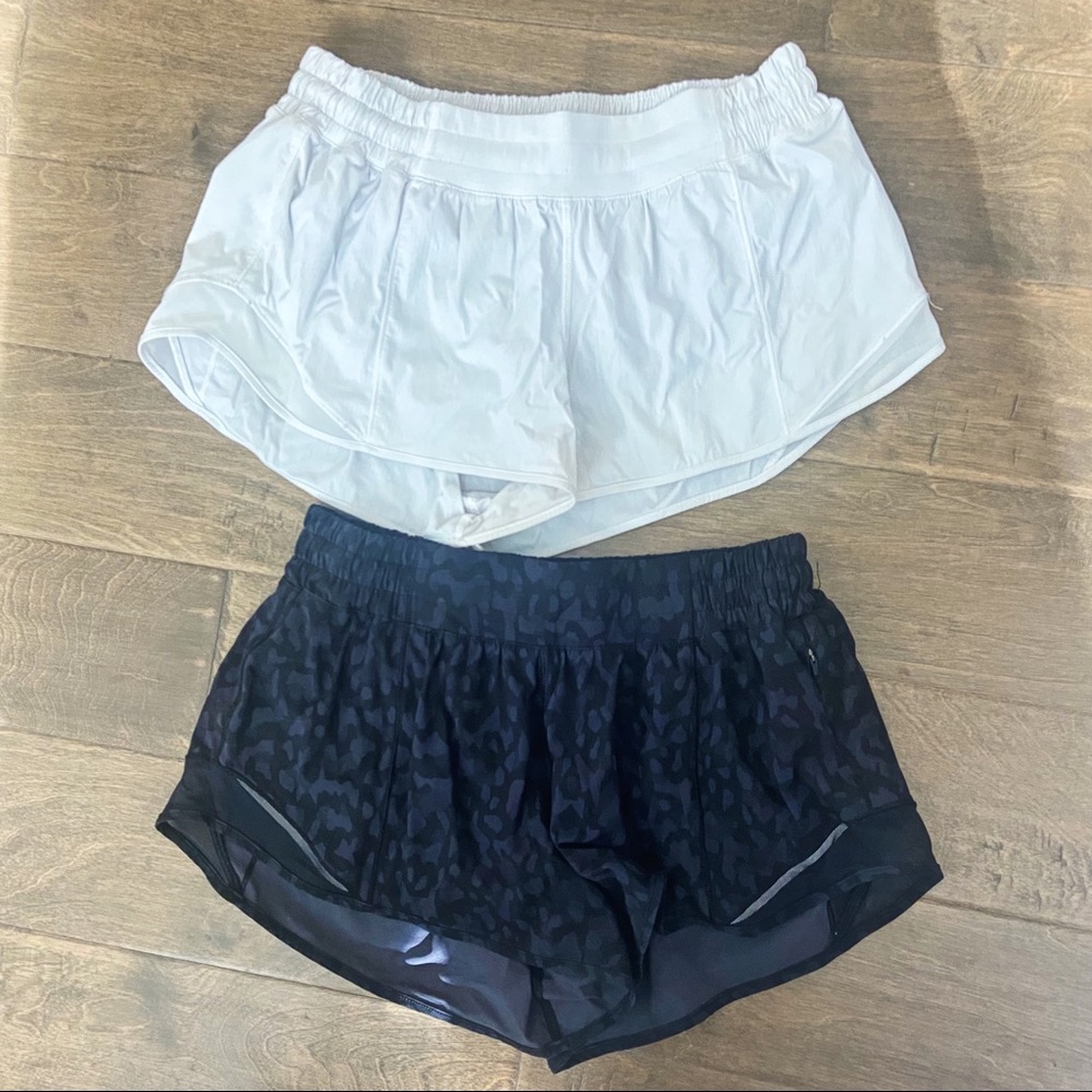 Lululemon Hotty Hot High-Rise Lined Short 2.5" (2 pairs)